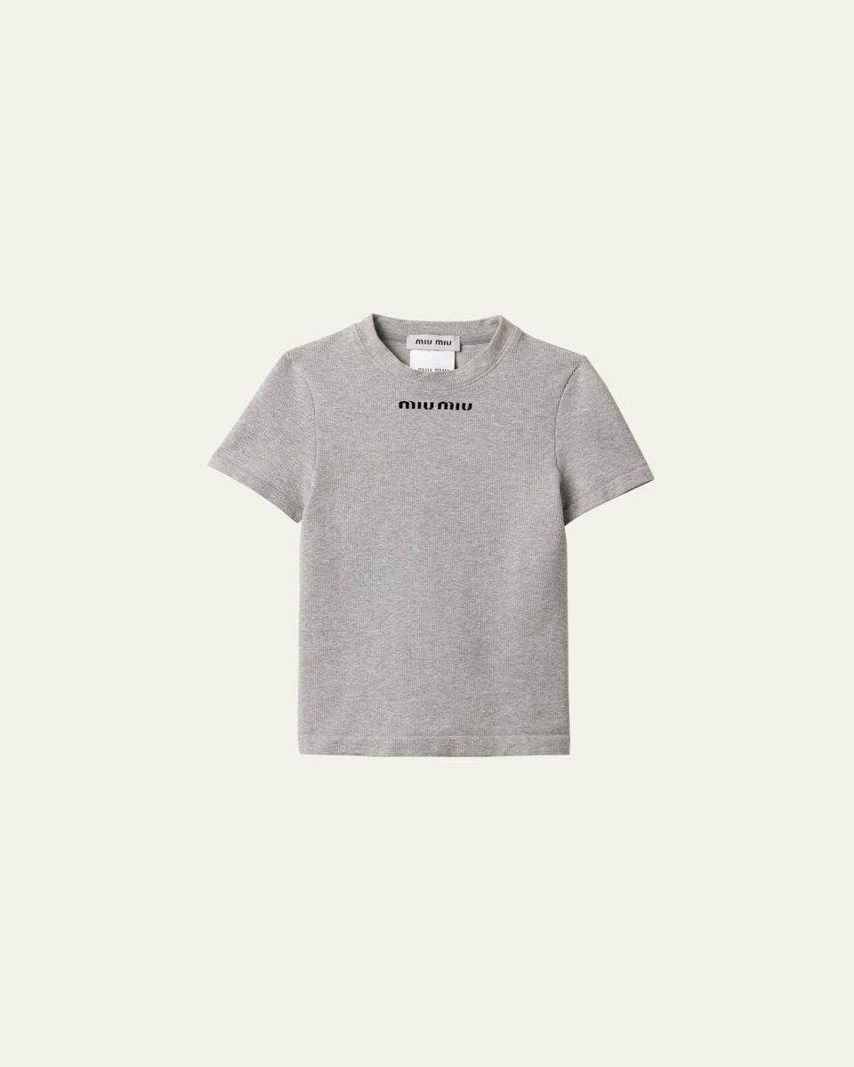 Short-Sleeve Rib T-Shirt
